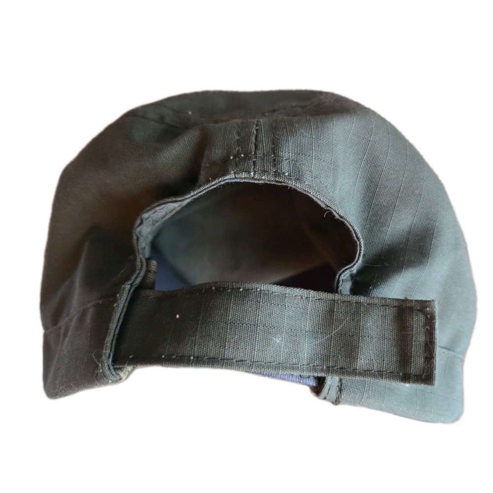 Blauer Men's Tactical Patrol Cap Olive Green Ripstop Hat Tonal Flag Logo - Picture 5 of 6